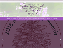 Tablet Screenshot of meadowrue.com